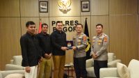 Kapolres Bogor Audiensi KPU